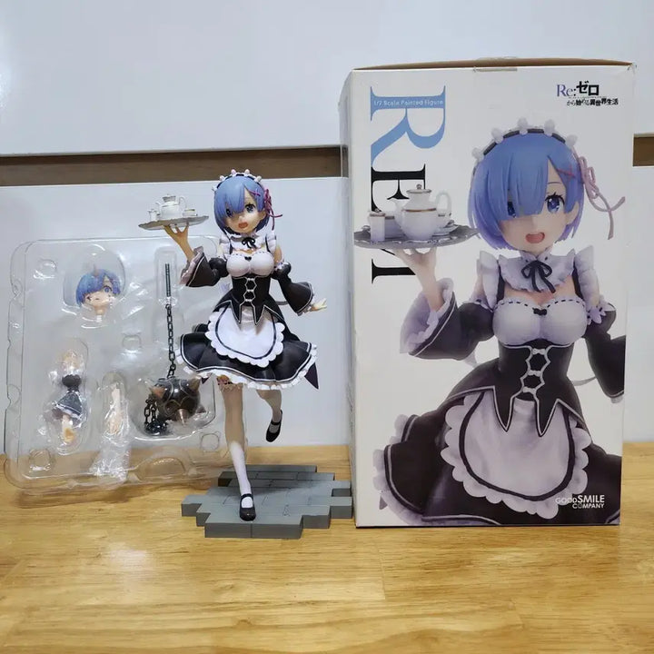 [BUNJANG] Good Smile Re:Zero Rem Figure (Unsealed) / 개봉) 리제로 굿스마일 렘 피규어