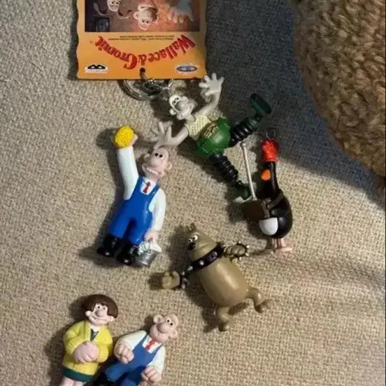 [BUNJANG] Wallace &amp; Gromit Figure Set / 월레스와 그로밋 피규어 세트