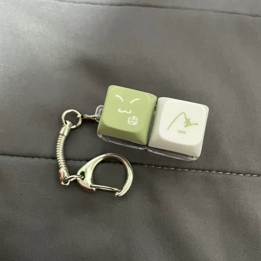 [BUNJANG] ATEEZ Choi San BR MUD Keycap Keychain / 에이티즈 최산 키캡키링 비알머드