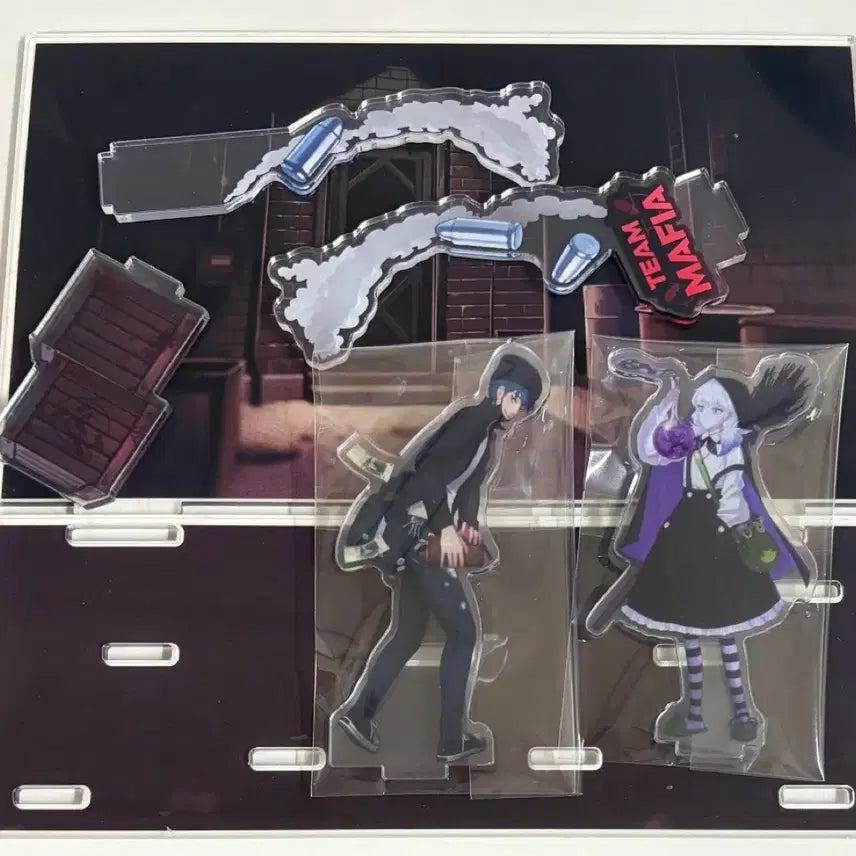 [BUNJANG] Mafia Team Acrylic Stand (Witch + Thief + Diorama) / 택포3.9) 마피아42 마피아팀 아크릴 스탠드 (마녀+도둑+디오라마)