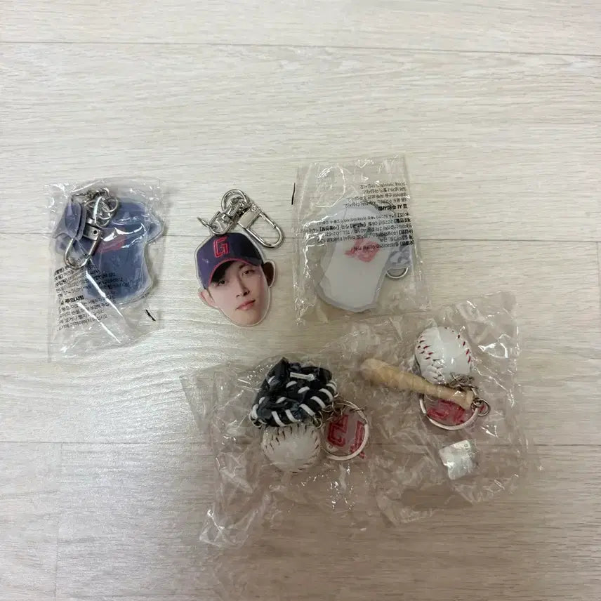 [BUNJANG] Lotte Giants Acrylic Keyring Set / 롯데자이언츠