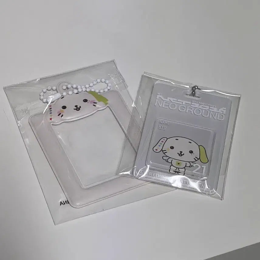 [BUNJANG] NCT Neo Ground Random Gacha Ryo Character Keyring ID Holder (Sealed) / 미개봉) 엔시티 팝업 네오 그라운드 랜덤 가챠 료 캐릭터 키링 id 홀더
