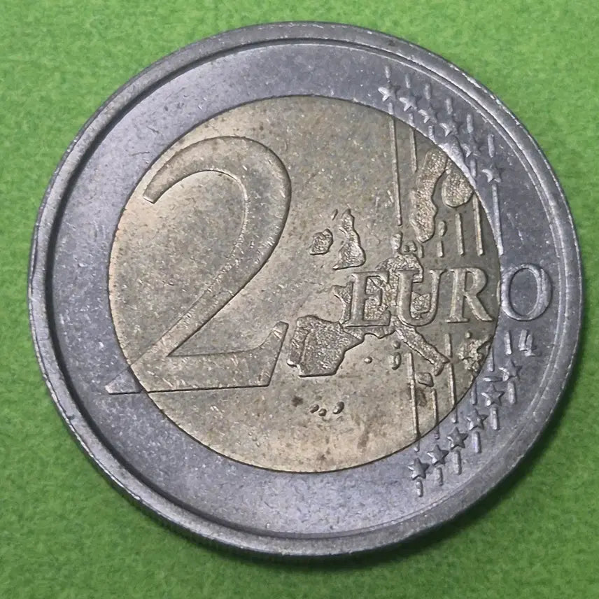 [BUNJANG] 2002 Italy 2 Euro Coin (Rare) / [희귀] 2002 이탈리아 2유로 동전 M3266