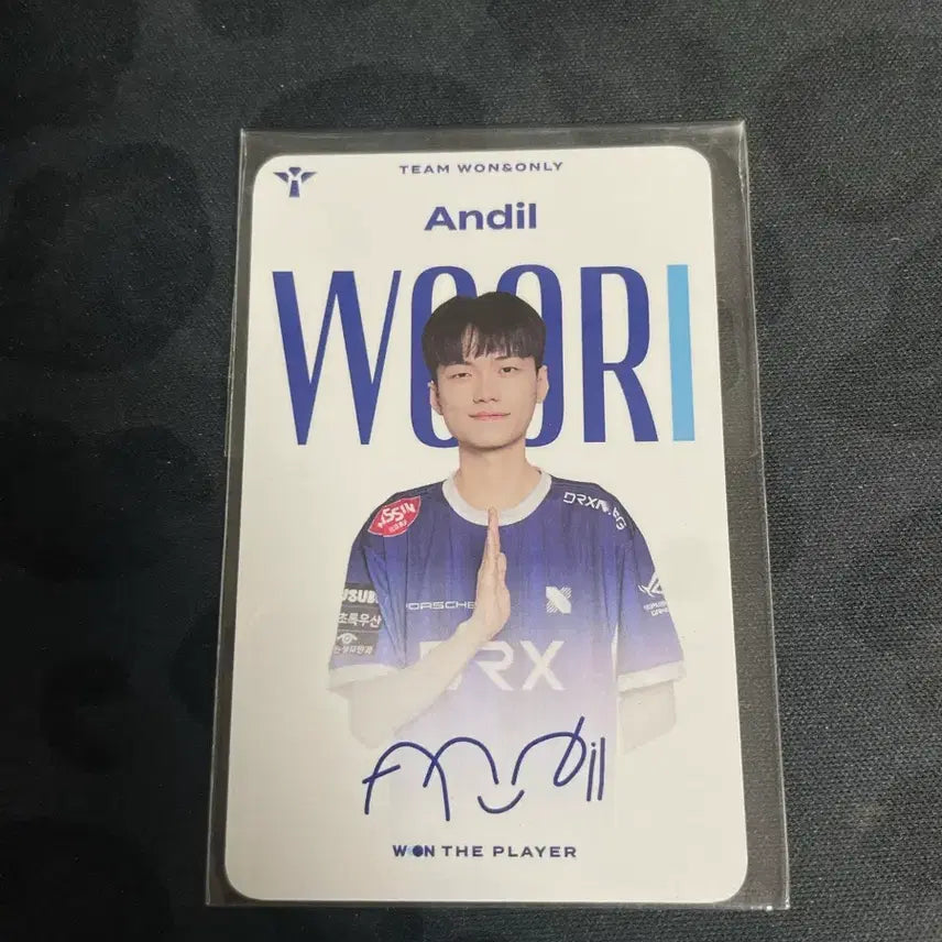 [BUNJANG] KRX Andil Lucky Draw Photocard / LCK 우리은행 포카 KRX andil 안딜 양도