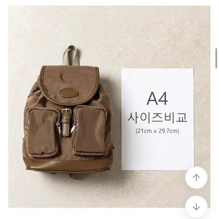 [BUNJANG] Endorsi Nylon Two-Pocket Buckle Backpack Black / 엔도르시 나일론 투포켓 버클 백팩 블랙 에이블리
