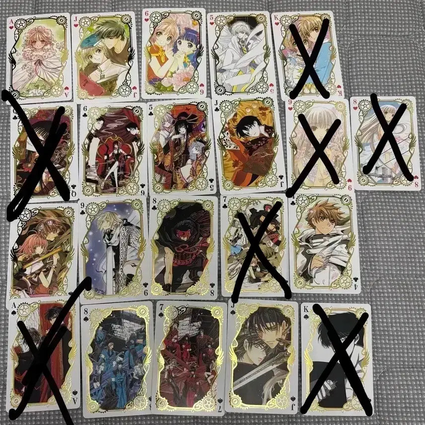 [BUNJANG] CLAMP Exhibition Gilded Trump Cards / 클램프전 금박트럼프카드 개당