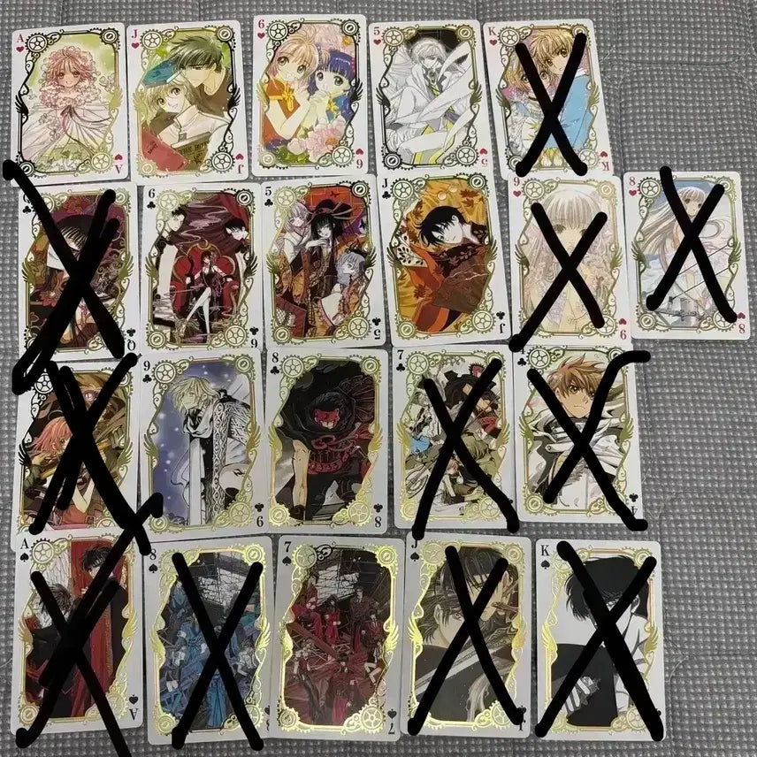 [BUNJANG] CLAMP Exhibition Gilded Trump Cards / 클램프전 금박트럼프카드 개당