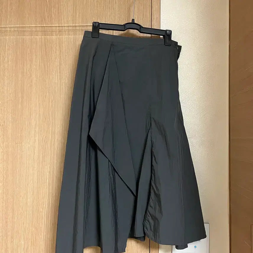 [BUNJANG] ZOOC 55 Flare Midi Skirt Charcoal Gray / zooc 치마 55 미디스커트