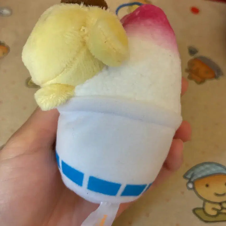 [BUNJANG] Sanrio Pompompurin Bingsu Festival Plush Keychain / 산리오 폼폼푸린 빙수 마츠리 인형 키링