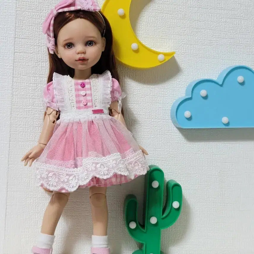 [BUNJANG] Paola Reina Doll Pink Dress Set / 파올라 레이나 인형 원피스 세트