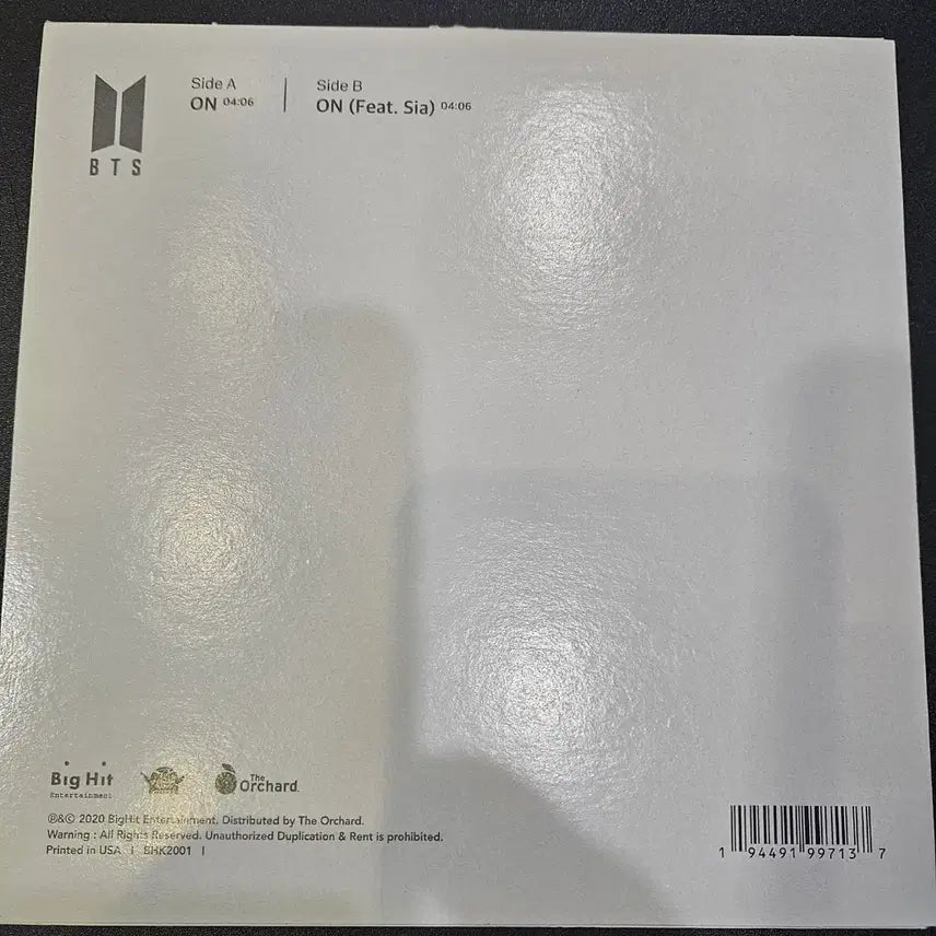 [BUNJANG] BTS Map of the Soul: 7 Vinyl LP (Unsealed) / BTS Map of the Soul 7 on  Vinyl LP (개봉)