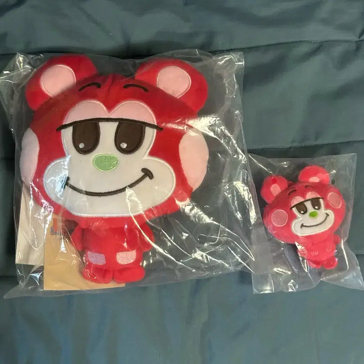 [BUNJANG] RIIZE Shanghai Pop-up Shotaro &amp; Sungchan Plush Doll + Mini Keychain Set Bundle / 원가이하) 라이즈 상하이 팝업 쇼타로 리즈코 대두인형+미니키링 세트 일괄