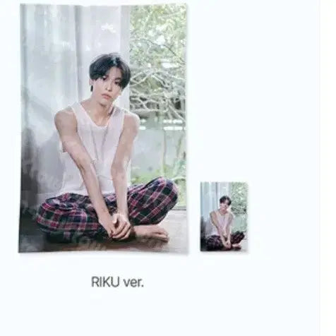 [BUNJANG] Wish Summer Exhibition Riku Fabric Poster w/ Postcard (Sealed) / 원가양도) 위시 여름 전시회 리쿠 패브릭포스터 엽서 포함 미개봉