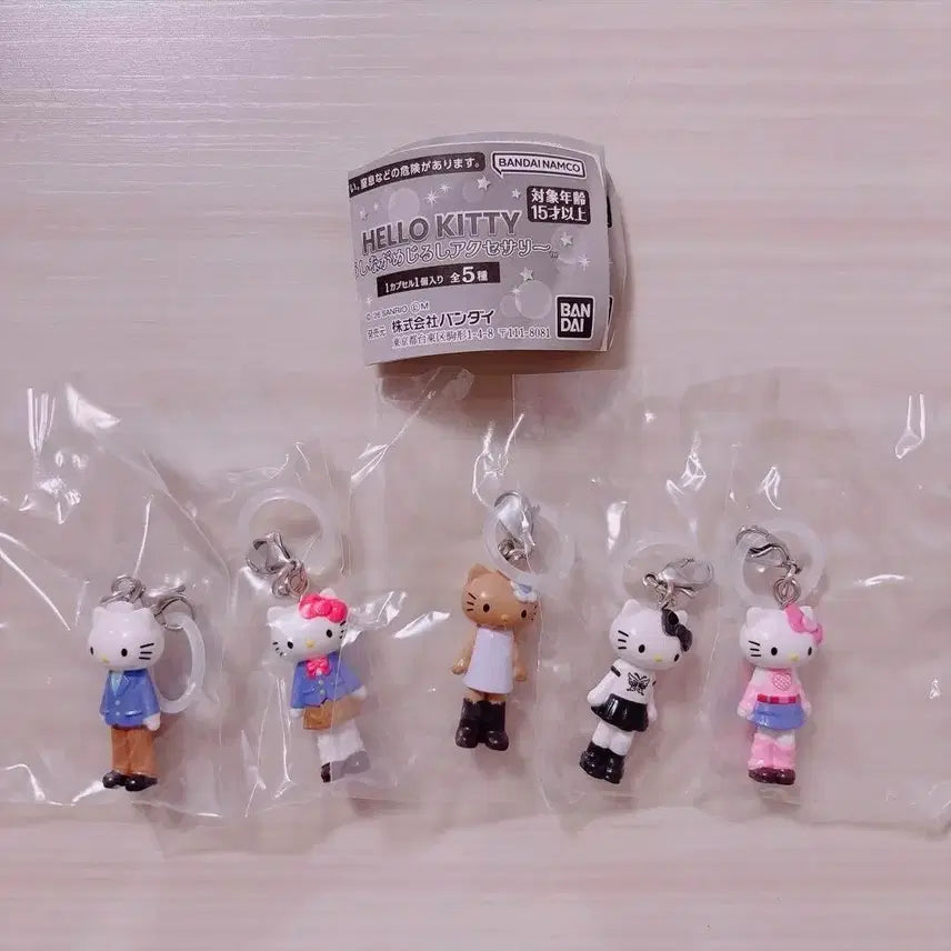 [BUNJANG] Sanrio Long Legged Hello Kitty Majirushi 5-Piece Full Set / 2주 내 출고/산리오) 롱다리 헬로키티 메지루시 5종 풀세트