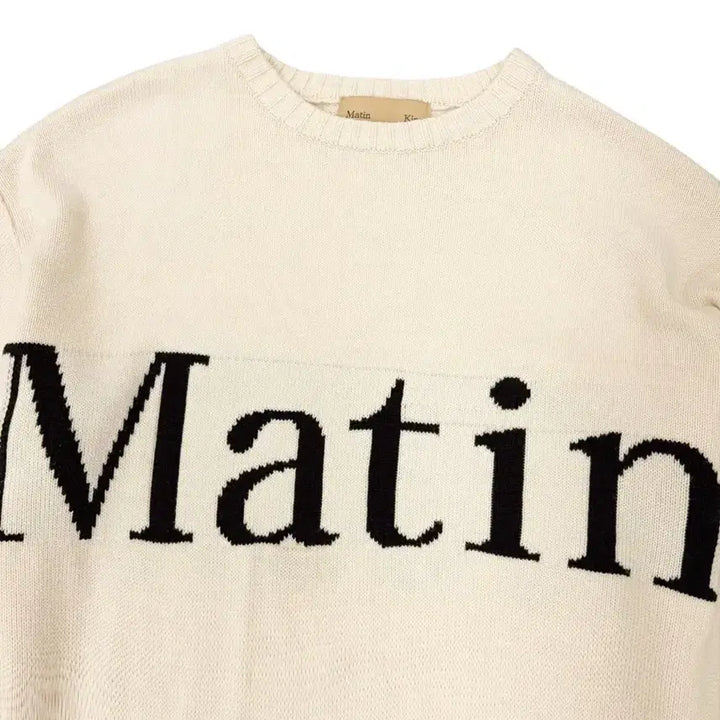 [BUNJANG] Matinkim Knit Ivory Free Size / 마뗑킴 니트 아이보리 (프리사이즈)