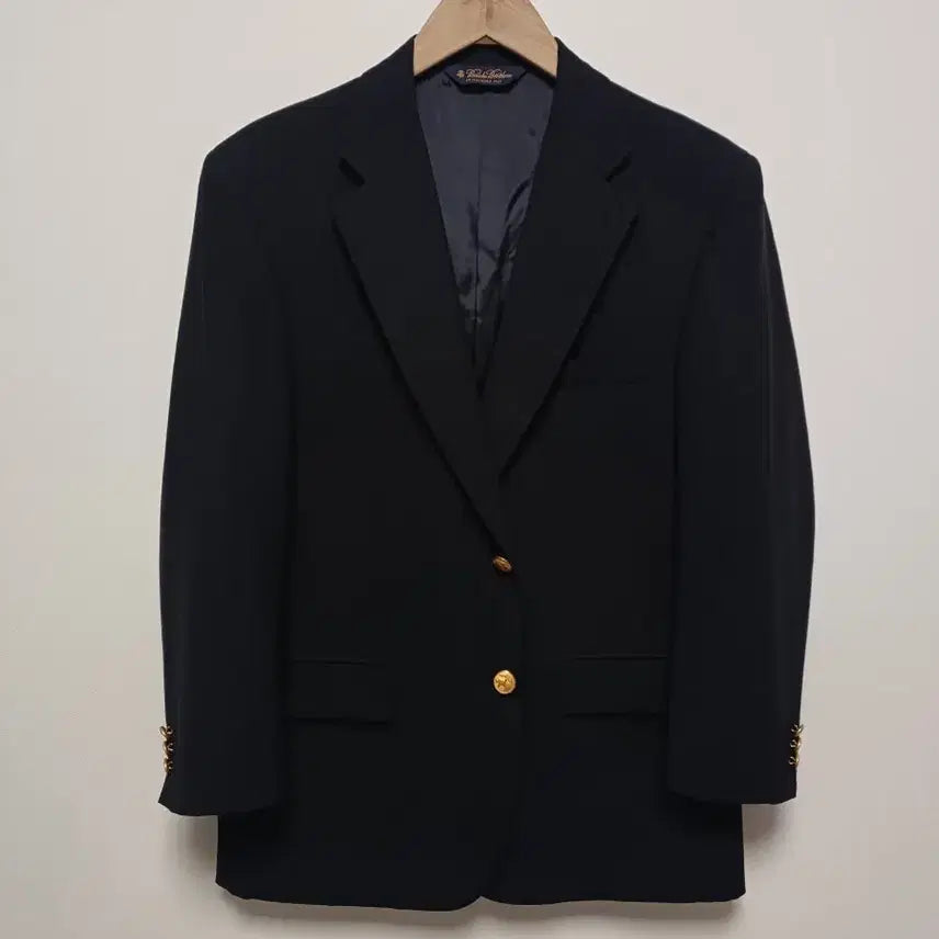 [BUNJANG] Brooks Brothers Gold Button Navy Wool Blend Blazer Jacket / 브룩스브라더스 금장 자켓 95사이즈