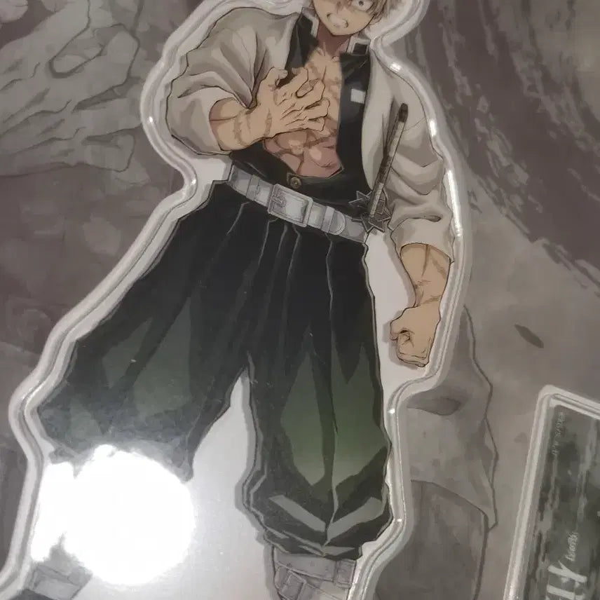 [BUNJANG] Demon Slayer Sanemi Shinazugawa Hashira Exhibition Acrylic Stand Set / ~8/23 귀멸의 칼날 시나즈가와 사네미 하시라전 아크릴스탠드 세트