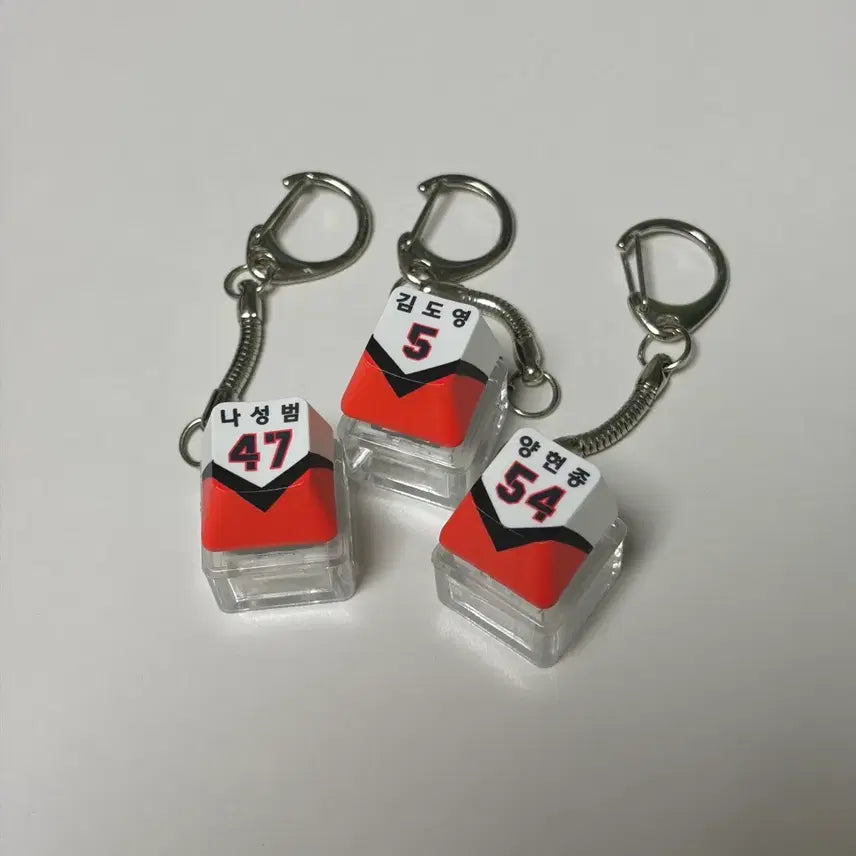 [BUNJANG] Kia Tigers Baseball Team Uniform Keyring | Kim Do-young, Na Sung-bum, Yang Hyeon-jong / 기아타이거즈 유니폼 키캡키링 | 김도영 나성범 양현종