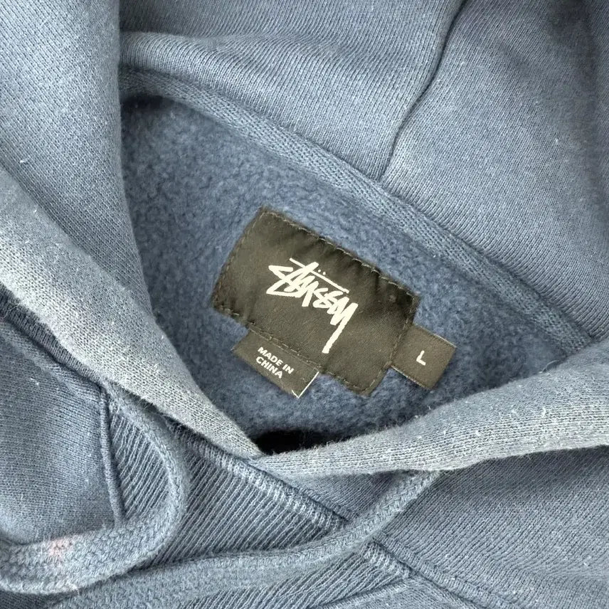 [BUNJANG] Stussy Logo Pigment Hoodie / 스투시 로고 후드티