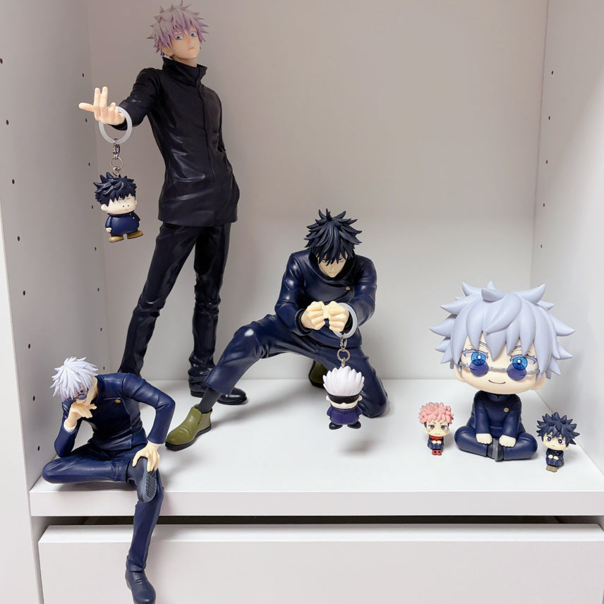 [BUNJANG] Jujutsu Kaisen Gojo Satoru Classic Uniform Look Up Figure Set / 주술회전 정품 고죠 사토루 고전교복 룩업 피규어 가챠 패키지 유지 메구미