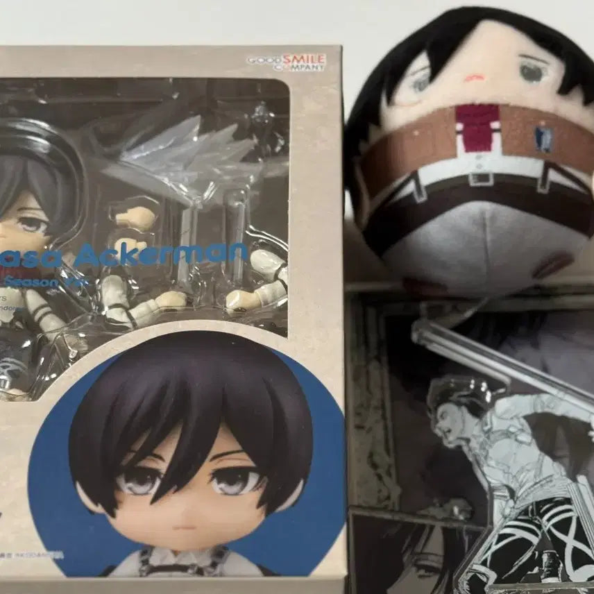[BUNJANG] Attack on Titan Mikasa Ackerman Nendoroid Tenjigen Acrylic Fuwaroring / 진격의 거인 미카사 아커만 넨도로이드 천지전 아크릴 후와코로링