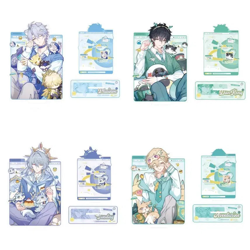 [BUNJANG] Honkai: Star Rail Unofficial Acrylic Stand Finneon Dan Heng Sunday Aventurine / 스타레일 비공식 아크릴 스탠드 파이논 단항 선데이 어벤츄린
