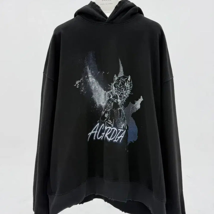 [BUNJANG] Undermycar (Ex-Marrak) Happa Hooded Sweatshirt Black FREE Size / 언더마이카 ( 마락 ) 하빠 후드티
