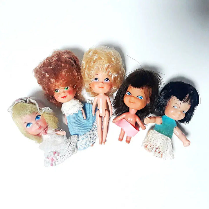 [BUNJANG] 1960s-1980s Vintage Doll Collection (Set of 5) / [4종일괄] 1960~1980 빈티지 인형
