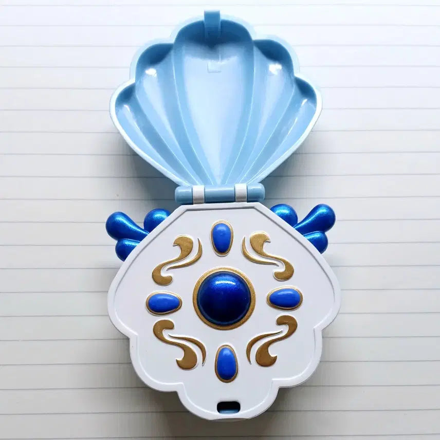 [BUNJANG] Peach Pit Hanon Jewel Box Gacha Blue Pendant Storage / 피치피치핏치 진주 보석함 하논 가챠 블루  펜던트 보관함 하농 음파 파랑