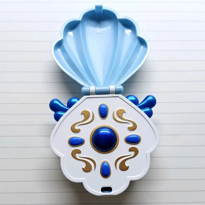 [BUNJANG] Peach Pit Hanon Jewel Box Gacha Blue Pendant Storage / 피치피치핏치 진주 보석함 하논 가챠 블루  펜던트 보관함 하농 음파 파랑