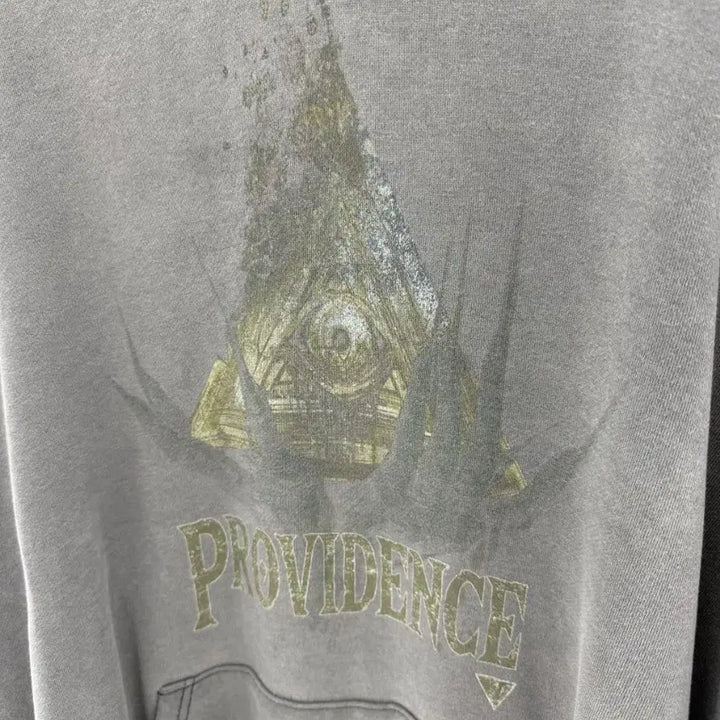 [BUNJANG] Undermycar Providence Oversized Hoodie Charcoal / 언더마이카 프로비던스 후드티