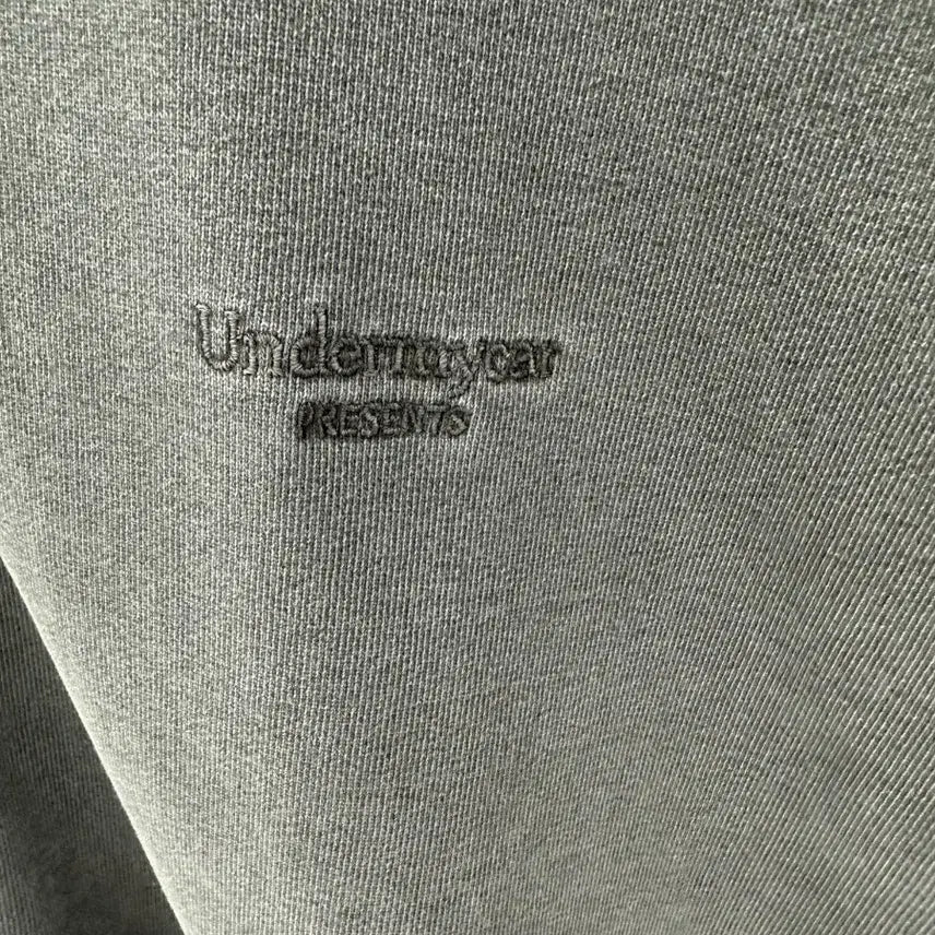 [BUNJANG] Undermycar MU.11 Logo Hoodie Zip-up Charcoal Size 1 / 언더마이카 MU.11 후드 집업