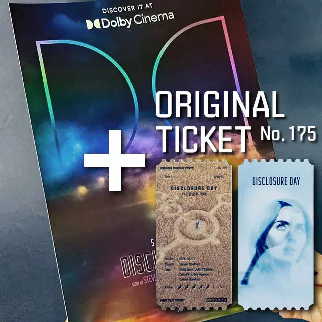 [BUNJANG] Disclosure Dolby Poster + Original Ticket / 디스클로저 데이 돌비포스터 + 오리지널 티켓