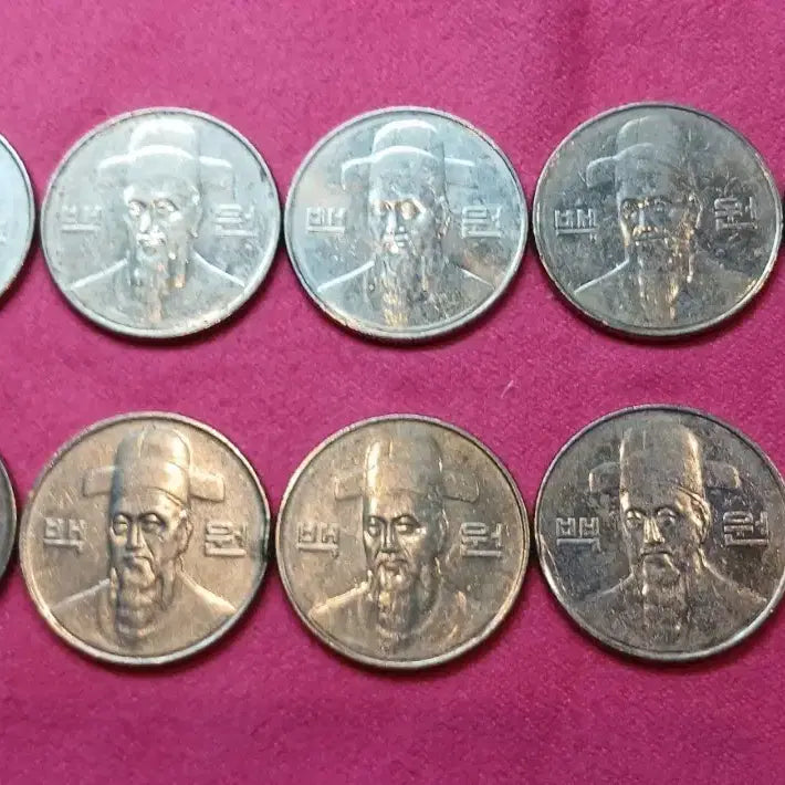 [BUNJANG] 10 x 2015 100 KRW Coins Bundle Set / 2015년 100원 동전 10개 일괄