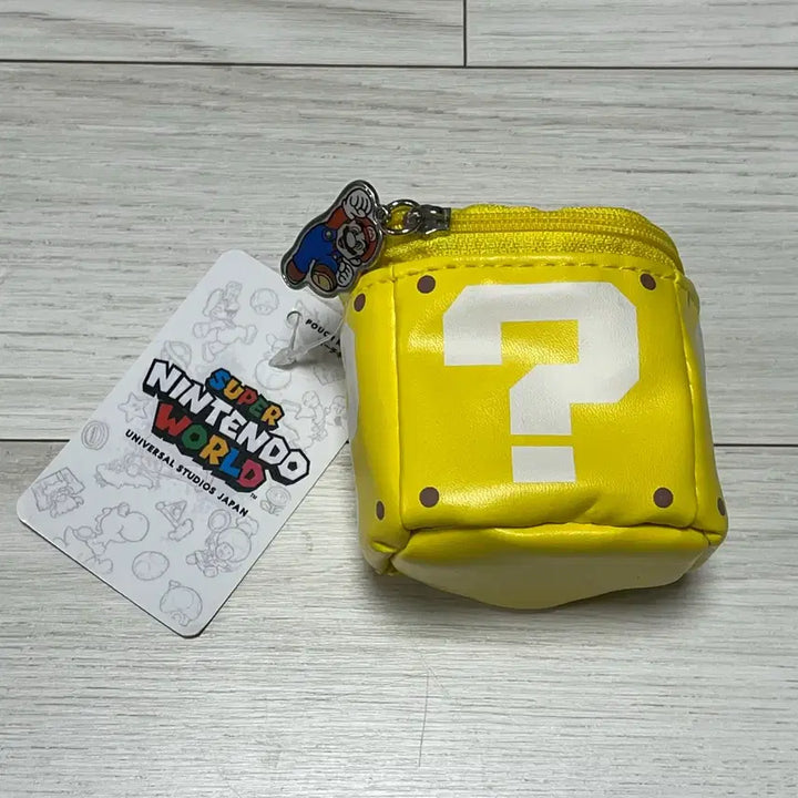 [BUNJANG] Super Mario Nintendo World Question Block Mini Pouch Keychain / 최저가) 슈퍼마리오 닌텐도월드 물음표 블록 수납 미니 파우치 키링