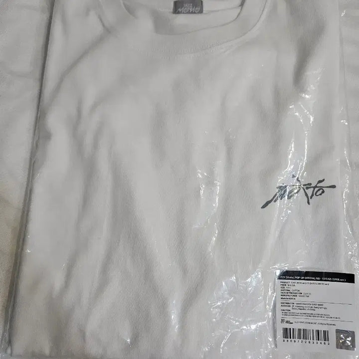 [BUNJANG] ITZY Motto Popup Short Sleeve T-Shirt (White) / itzy 있지 motto 팝업 반팔티(흰색)