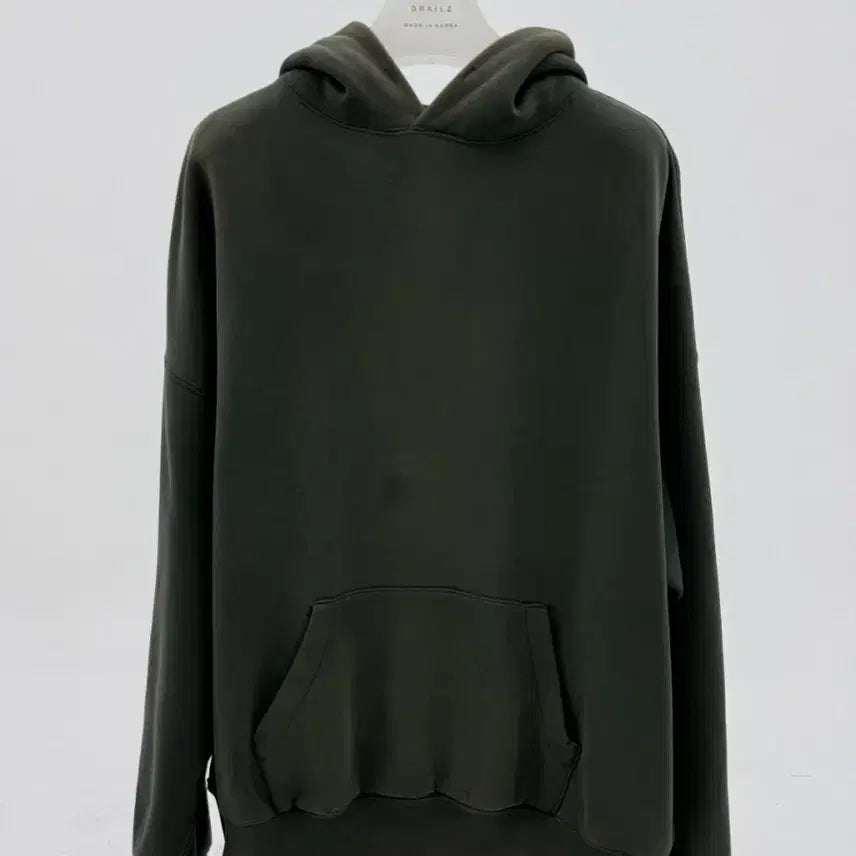 [BUNJANG] Fear of God Essentials Back Logo Hoodie Deep Green / 피어오브갓 에센셜 백로고 후드티