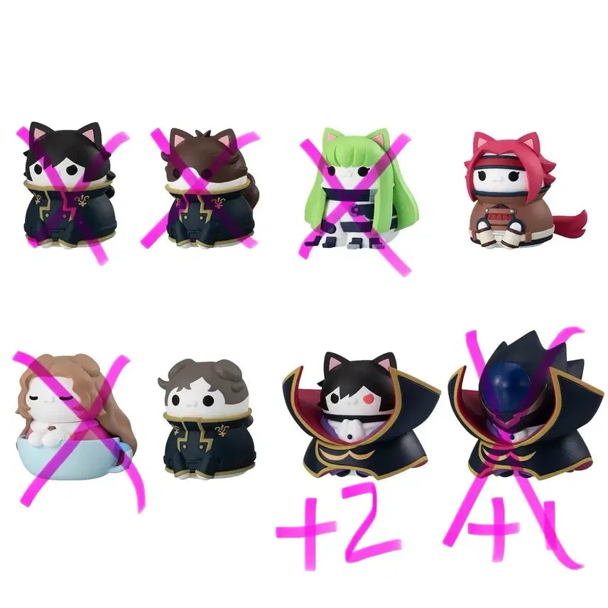 [BUNJANG] Code Geass Megacats Kodenyanse Split Set / 코드기어스 메가캣 코드기냥스 분철
