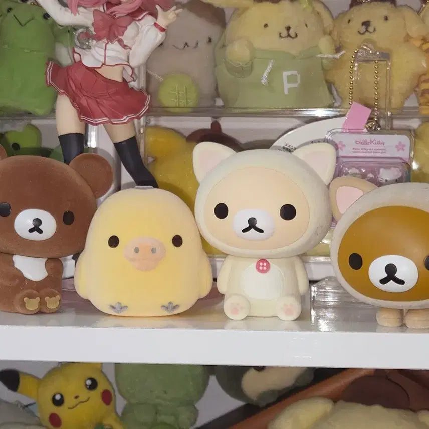 [BUNJANG] Rilakkuma Froccky CapuChara Figure Set / (가격고정)리락쿠마 후롯키 카푸캬라 피규어 세트