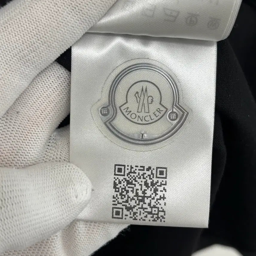 [BUNJANG] Moncler Double Wappen T-Shirt, Black, 3XL / [3XL]몽클레어 더블와펜 반팔티