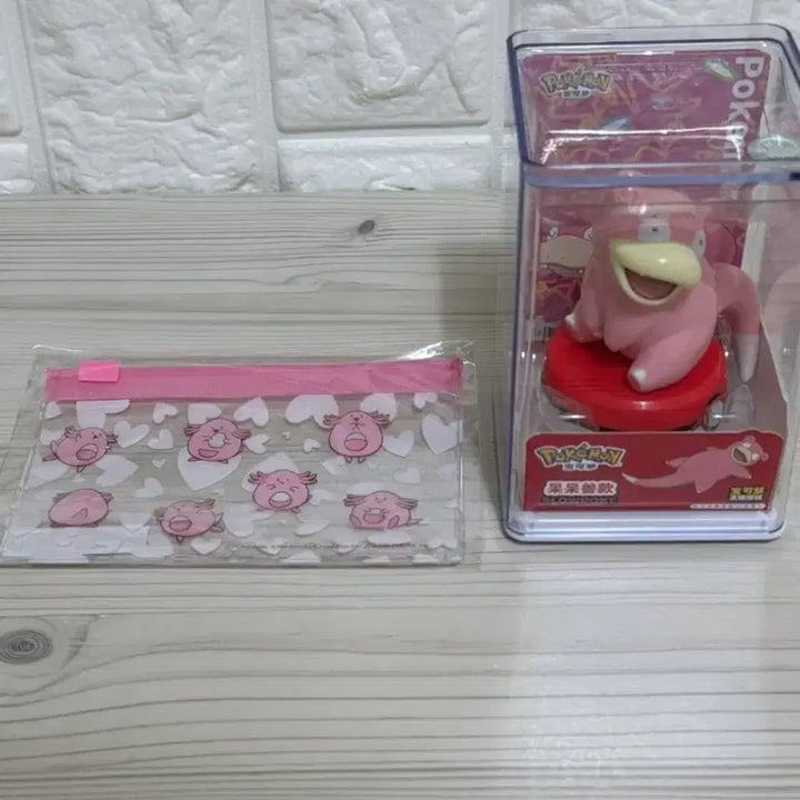 [BUNJANG] Acnes Pokemon Lucky Pouch with Slowpoke Figure / 아크네스 포켓몬스터 파우치 포켓몬 럭키 파우치 + 야돈 피규어
