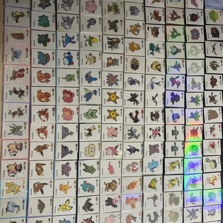 [BUNJANG] Pokemon Sticker Bundle Set (150 pcs) / 포켓몬스터 띠부띠부씰 150장 일괄