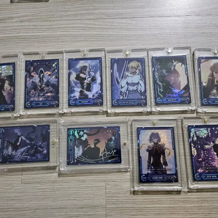 [BUNJANG] Solo Leveling Collecting Cards Set (Parts 1 &amp; 2) / 나혼자만레벨업 컬렉팅 카드 1탄, 2탄 일괄