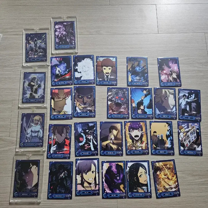 [BUNJANG] Solo Leveling Collecting Cards Set (Parts 1 &amp; 2) / 나혼자만레벨업 컬렉팅 카드 1탄, 2탄 일괄