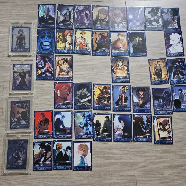 [BUNJANG] Solo Leveling Collecting Cards Set (Parts 1 &amp; 2) / 나혼자만레벨업 컬렉팅 카드 1탄, 2탄 일괄