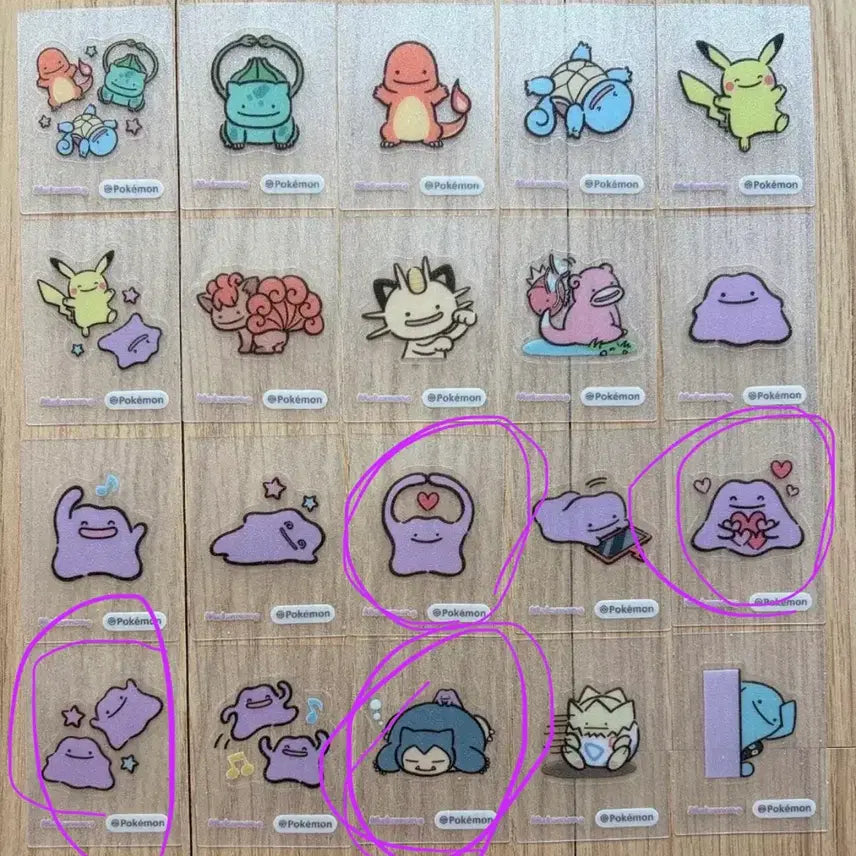 [BUNJANG] Colorgram Pokemon Ttibu Seal / 올리브영 컬러그램 포켓몬 띠부씰 교환,판매