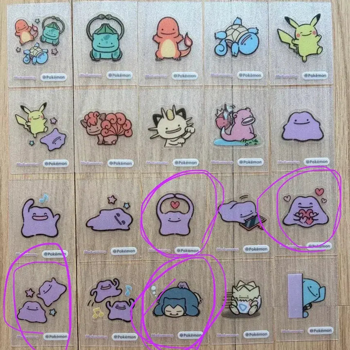 [BUNJANG] Colorgram Pokemon Ttibu Seal / 올리브영 컬러그램 포켓몬 띠부씰 교환,판매