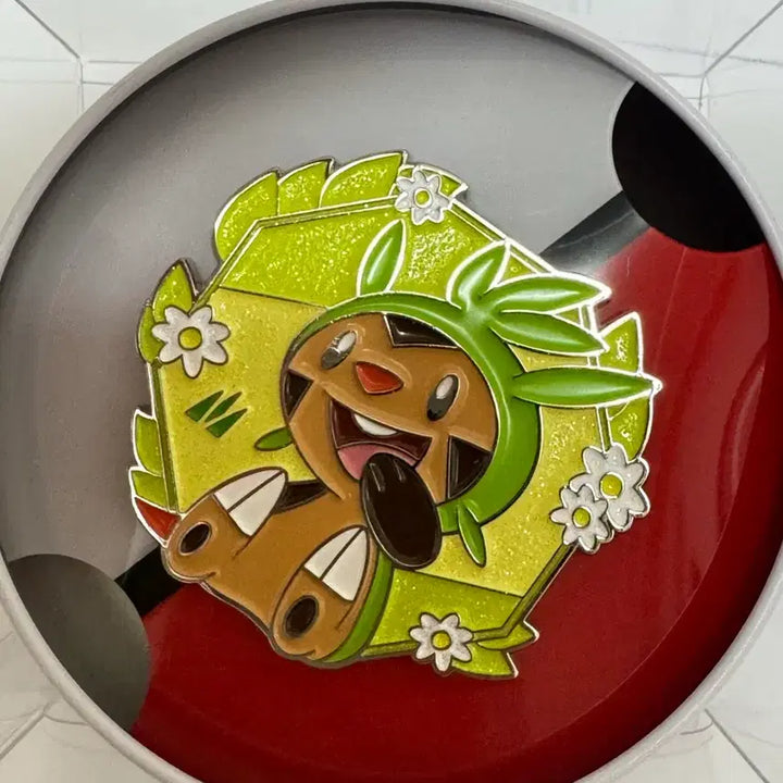 [BUNJANG] Pokemon Random Badge Vol. 2 Chespin / 포켓몬 랜덤뱃지 100 2탄 도치마론