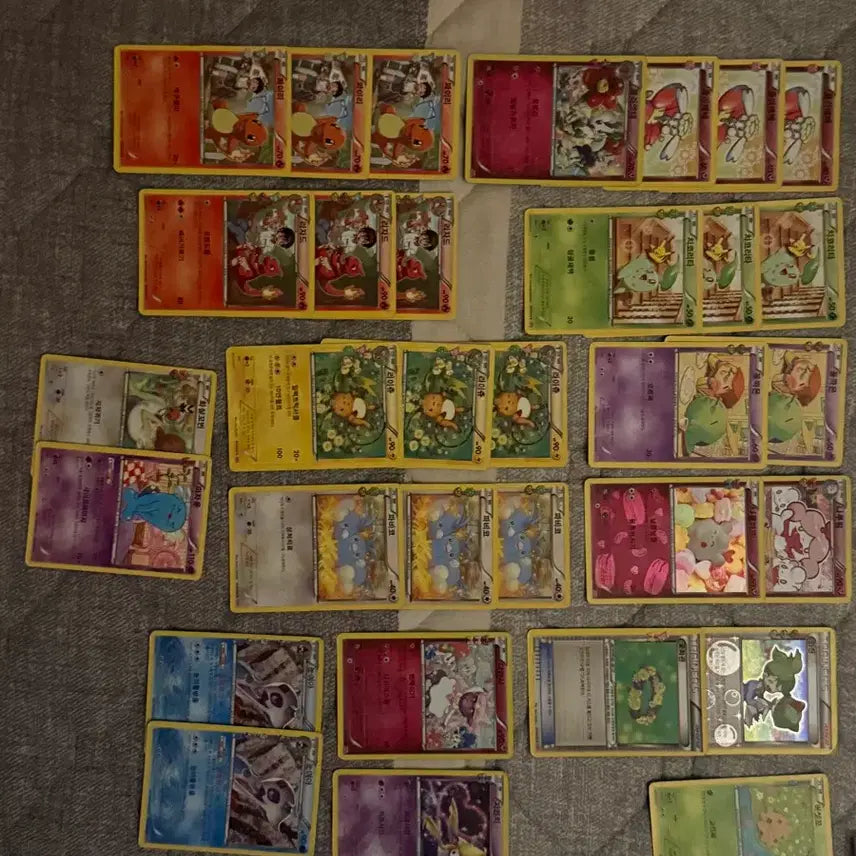[BUNJANG] Pocket Shimkung Series Pokemon Cards / 포켓심쿵 시리즈 포켓몬카드 팝니다 !