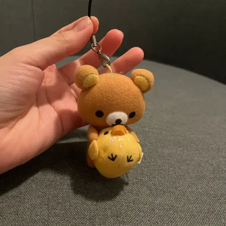 [BUNJANG] Kiiroitori Rilakkuma Classic Doll Keychain / 키이로이토리 리락쿠마 고전인형키링